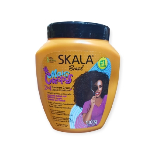 SKALA Brasil Mais Crespos Haarpflegemittel - 2 em 1 Creme para Pentear + Hidratação, 1 kg